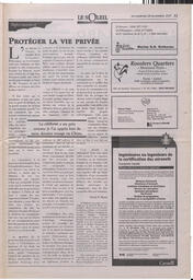 Le Soleil de Colombie-Britannique, November 28, 1997, page 13