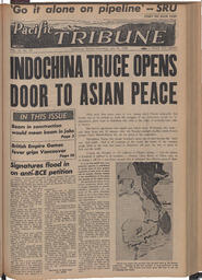   The Pacific Tribune - Friday, July 23, 1954   , page 1