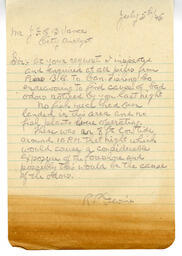 Letter to Vance from R.P. Devine: 05-Jul-45