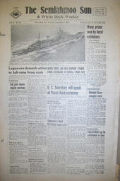 The Semiahmoo Sun and White Rock Weekly, September 07, 1950 (Page 1)