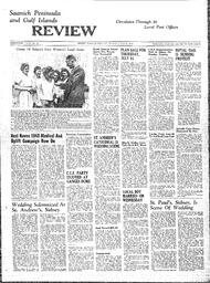 Saanich Peninsula And Gulf Islands Review Wed, June 16, 1943 (Page 1)
