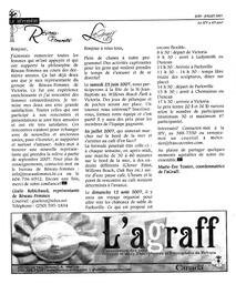   LE RÉVERBÈRE, 2007   , page 9