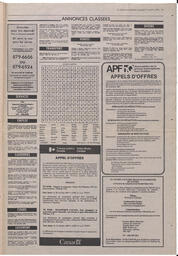 Le Soleil de Colombie, October 2, 1987, page 19