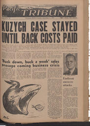   The Pacific Tribune - Friday, September 11, 1953   , page 1