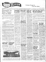 Saanich Peninsula And Gulf Islands Review Wed, January 26, 1944 (Page 1)