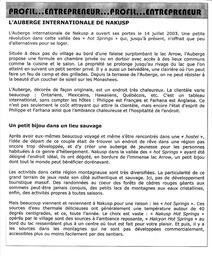   LA VOIX DES KOOTENAYS, 2004   , page 10