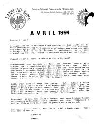   L'ANSE-AU-SABLE, 1994   , page 1