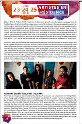   FESTIVAL D'ÉTÉ, 2016   , page 25