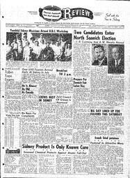 Saanich Peninsula And Gulf Islands Review Wed, August 5, 1964 (Page 1)
