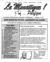   LE MOUSTIQUE PACIFIQUE, 2003   , page 1