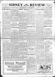 Sidney And Islands Review Thu, June 17, 1920 (Page 1)