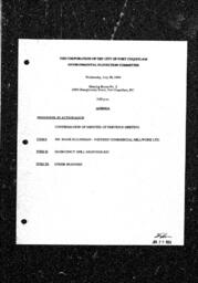 1994-07-20 - City of Port Coquitlam - Environmental Protection Committee - Agenda
