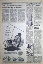   The Western Canadian Lumber Worker, Vol. XXXI, No. 8, 2nd Issue Apr. 1964   , page 8