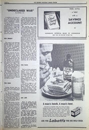   The Western Canadian Lumber Worker, Vol. XXXIII, No. 16, 1st Issue Aug. 1966   , page 9