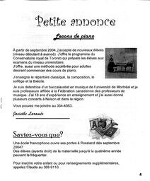   LA VOIX DES KOOTENAYS, 2004   , page 5