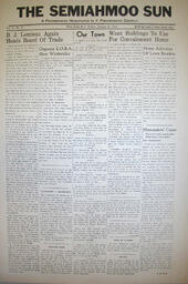 The Semiahmoo Sun, January 21, 1944 (Page 1)