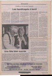 Le Soleil de Colombie, April 24, 1992, page 3