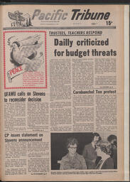  The Pacific Tribune - Friday, December 21, 1973   , page 1