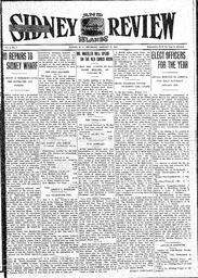 Sidney And Islands Review Thu, January 13, 1916 (Page 1)