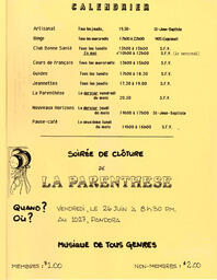   LE PHARE, 1987   , page 15