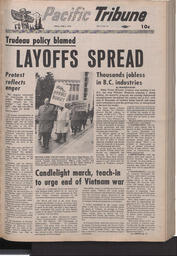   The Pacific Tribune - Friday, April 3, 1970   , page 1
