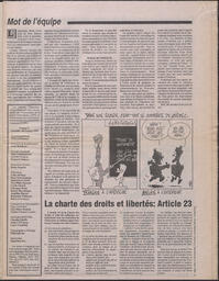 Le Soleil de Colombie, March 9, 1990, page 23
