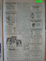 The Semiahmoo Sun and White Rock Weekly, December 23, 1954 (Page 9)