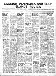 Saanich Peninsula And Gulf Islands Review Wed, May 15, 1940 (Page 1)