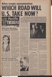   The Pacific Tribune - Friday, November 29, 1963   , page 1