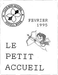   LE PETIT ACCUEIL, 1995   , page 1