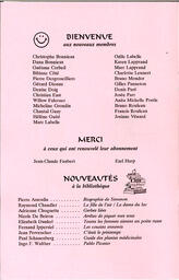   LE RÉVERBÈRE, 1993   , page 2