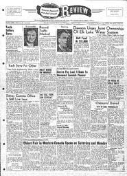 Saanich Peninsula And Gulf Islands Review Wed, August 31, 1955 (Page 1)
