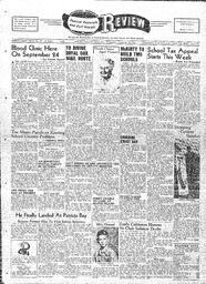 Saanich Peninsula And Gulf Islands Review Wed, September 12, 1951 (Page 1)