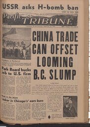   The Pacific Tribune - Friday, September 25, 1953   , page 1