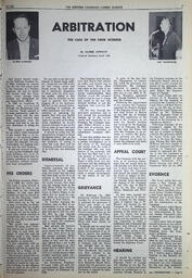   The Western Canadian Lumber Worker, Vol. XXXII, No. 10, 2nd Issue May 1965   , page 7