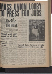   The Pacific Tribune - Friday, February 14, 1958   , page 1