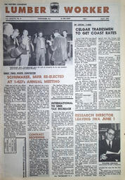  The Western Canadian Lumber Worker, Vol. XXXVII, No. 6, Apr. 1969   , page 1
