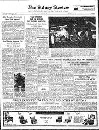 The Sidney Review Wed, December 11, 1974 (Page 1)
