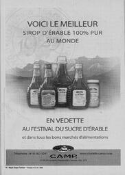   MAPLE SUGAR FESTIVAL DU SUCRE D'ÉRABLE, 2005   , page 31