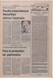 Le Soleil de Colombie, September 9, 1988, page 5