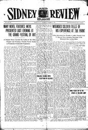 Sidney And Islands Review Thu, October 21, 1915 (Page 1)
