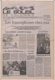 Le Soleil de Colombie, March 1, 1985, page 1