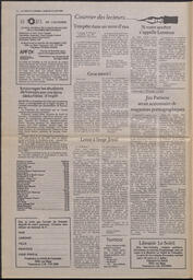Le Soleil de Colombie, April 13, 1984, page 2
