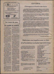 Le Soleil de Colombie, August 3, 1979, page 2