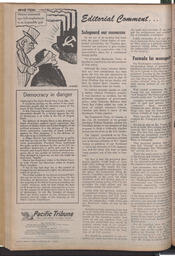   The Pacific Tribune - Friday, March 26, 1971   , page 4