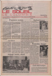 Le Soleil de Colombie, November 29, 1985, page 1