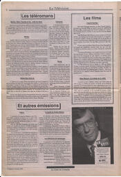 Le Soleil de Colombie, February 21, 1992, page 8