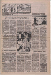 Le Soleil de Colombie, April 2, 1982, page 1