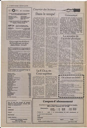 Le Soleil de Colombie, May 11, 1984, page 2