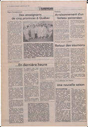 Le Soleil de Colombie, August 21, 1987, page 20